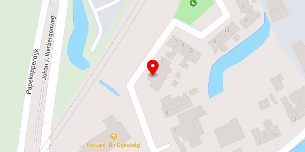 Kaartweergave met markering van de plaats van het incident.