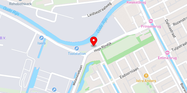 Kaartweergave met markering van de plaats van het incident.