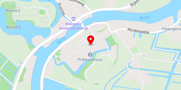 Kaartweergave met markering van de plaats van het incident.