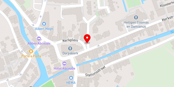 Kaartweergave met markering van de plaats van het incident.