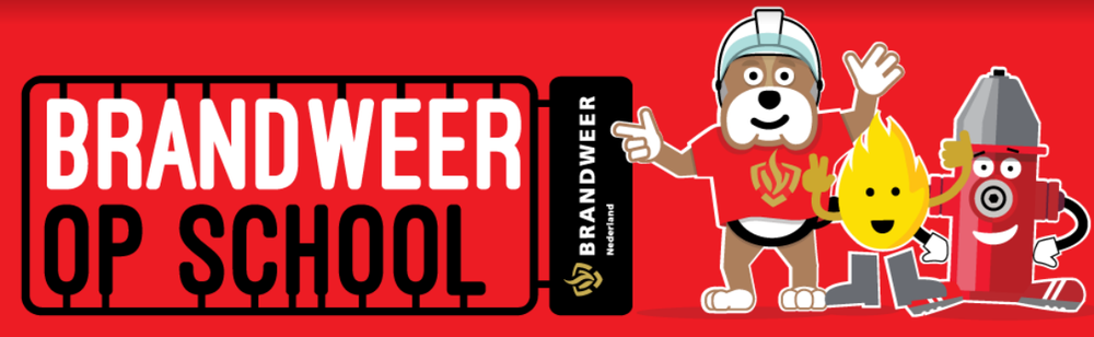 afbeelding van brandweer op school
