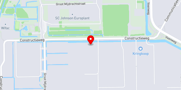 Kaartweergave met markering van de plaats van het incident.