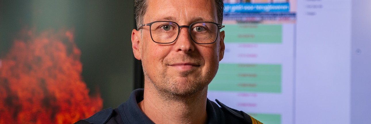 Afbeelding Robert Verhoeven in brandweer operationeel uniform