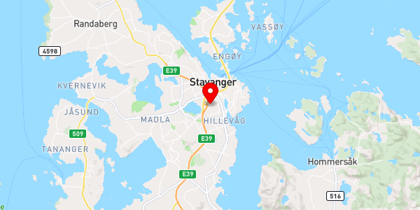 Kaartweergave met markering van de plaats van het incident.