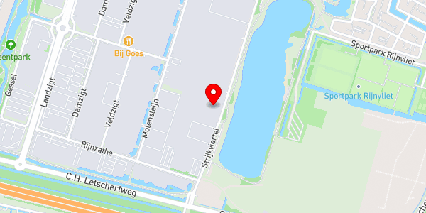 Kaartweergave met markering van de plaats van het incident.