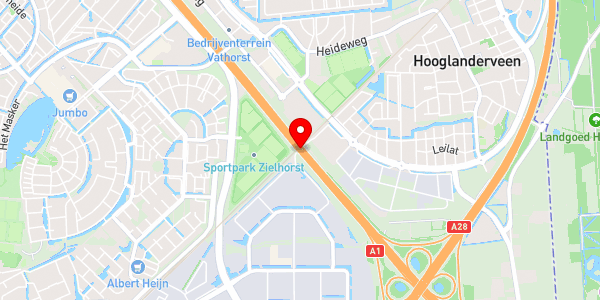 Kaartweergave met markering van de plaats van het incident.