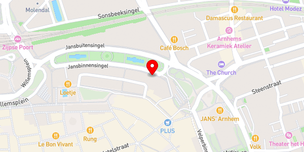 Kaartweergave met markering van de plaats van het incident.