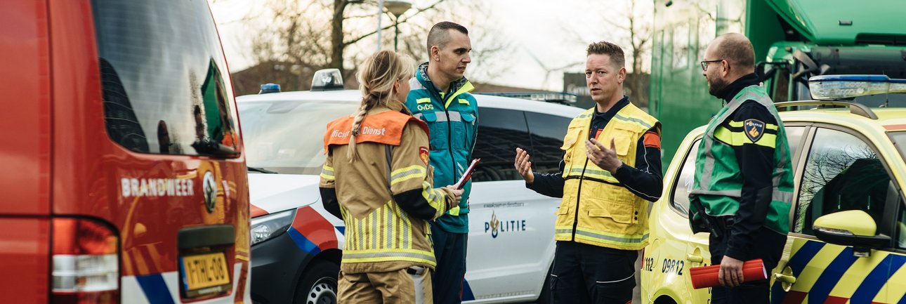Foto van COPI en kofferbakoverleg